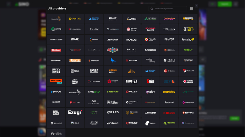 Asino Casino Desktop Game Developers