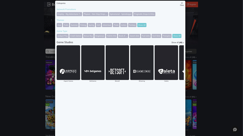 Bahigo Casino Desktop Game Developers
