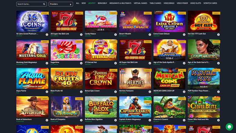 Betroom24 Casino Desktop Jackpot