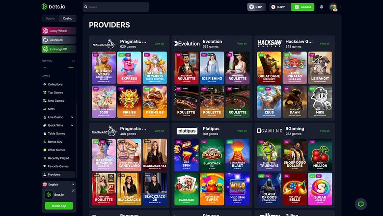 Bets.io Casino Desktop Game Developers