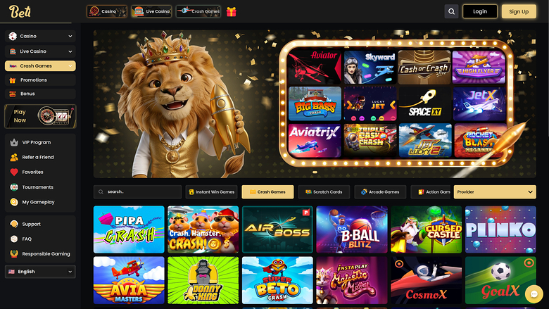 Betterwin Casino Desktop Crash Games