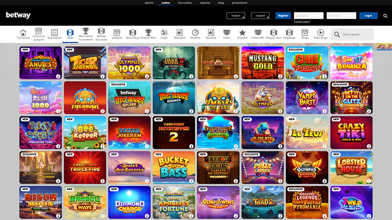 Betway Casino Desktop Games