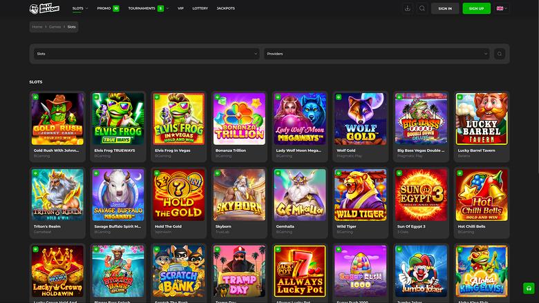 Billy Billion Casino Desktop Games