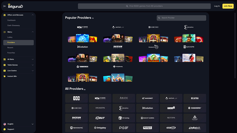 Bitguruz Casino Desktop Game Developers