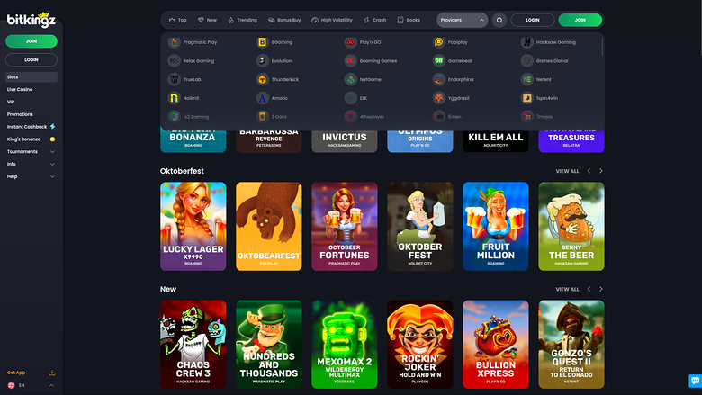 Bitkingz Casino Desktop Game Developers