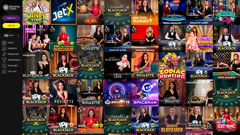 Bonanza Game Casino Desktop Live Dealer