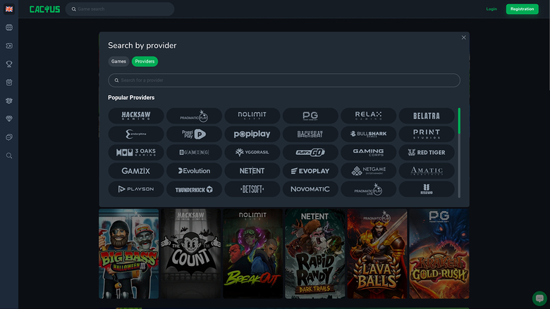 Cactus Casino Desktop Game Developers