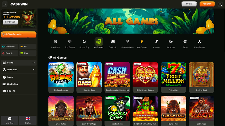Cashwin Desktop Games