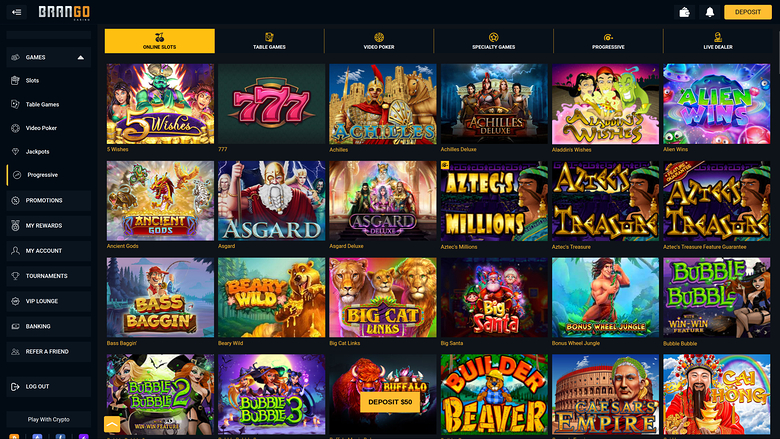 Casino Brango Desktop Games