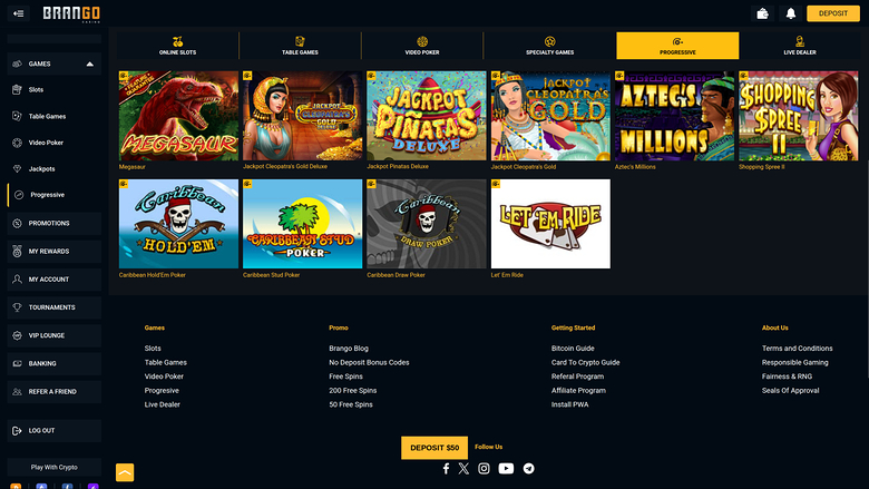 Casino Brango Desktop Jackpot