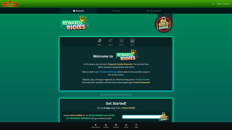 Casino Classic Desktop Rewards Riches