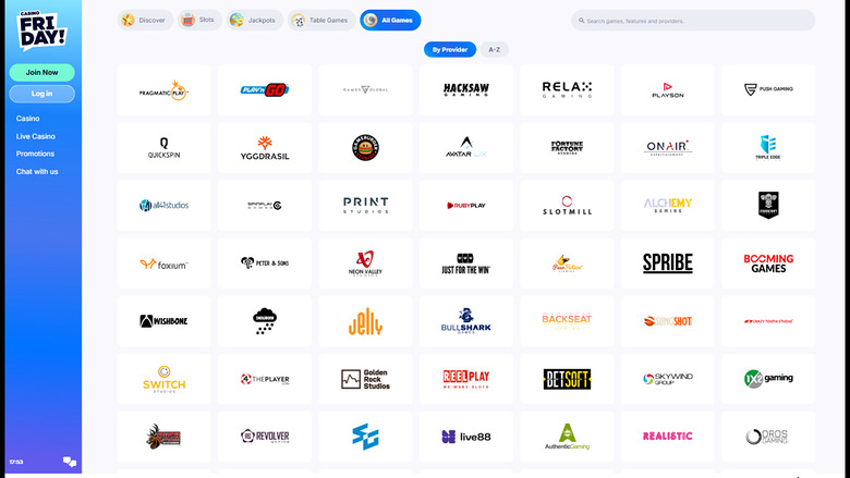 Casino Friday Game Developers Desktop