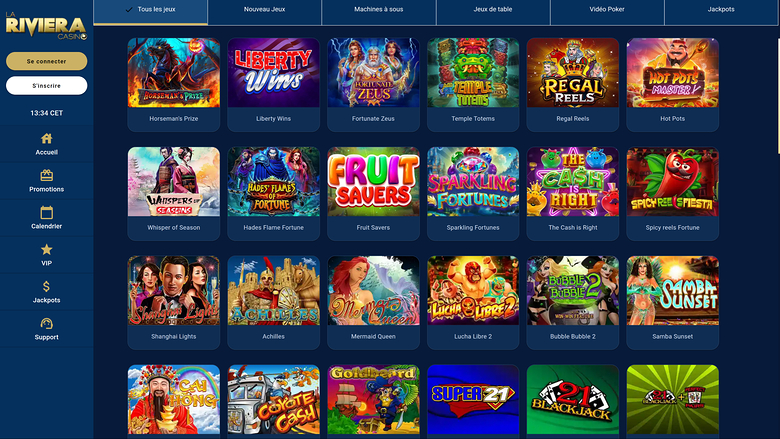 Casino La Riviera Desktop Games