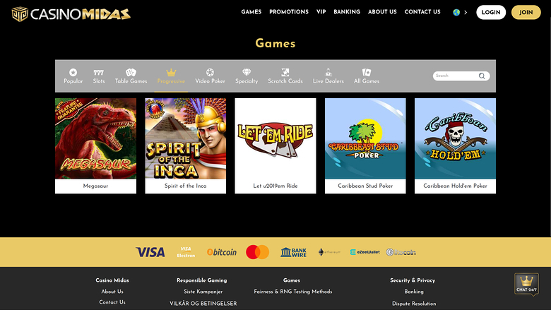 Casino Midas Desktop Jackpot