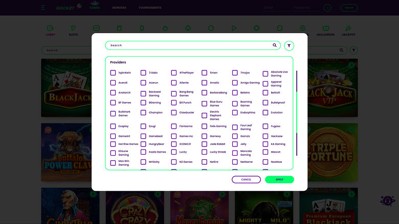 Casino Rocket Desktop Game Developers