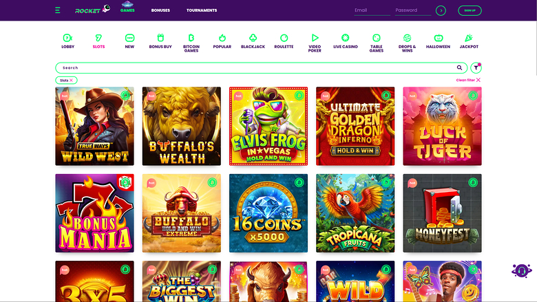 Casino Rocket Desktop Games