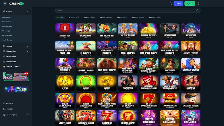 CasinOK Desktop Jackpot