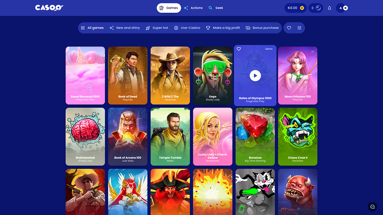 Casoo Casino Desktop Games