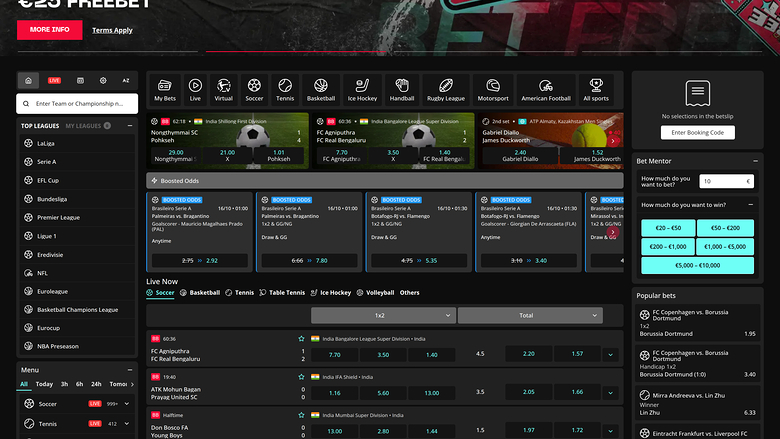 ChalkWins Casino Desktop Live Sports