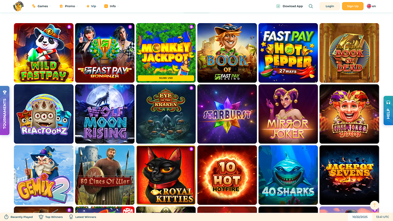 Cobber Casino Desktop Games