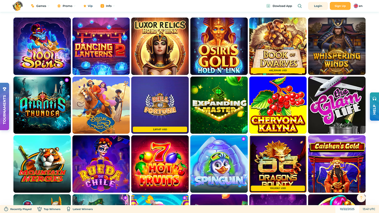 Cobber Casino Desktop Jackpot
