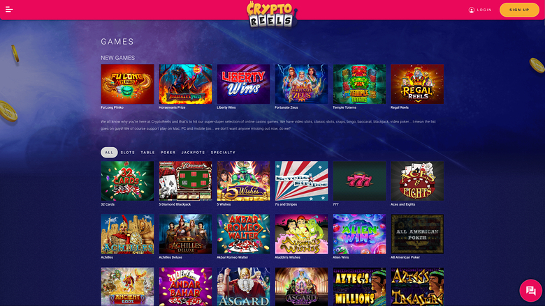 CryptoReels Desktop Games
