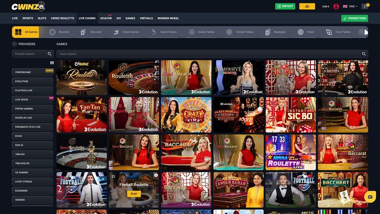 CWinz Desktop Image Live Dealer