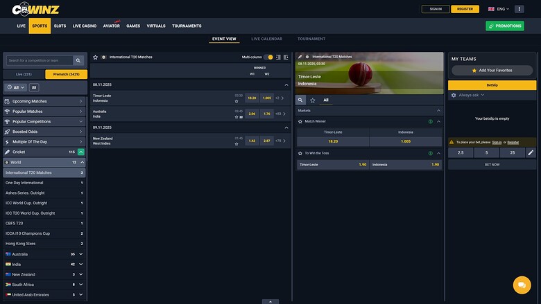 CWinz Live Sports Desktop