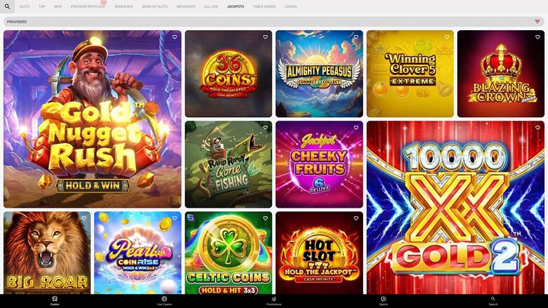 Dachbet Casino Desktop Image Jackpot