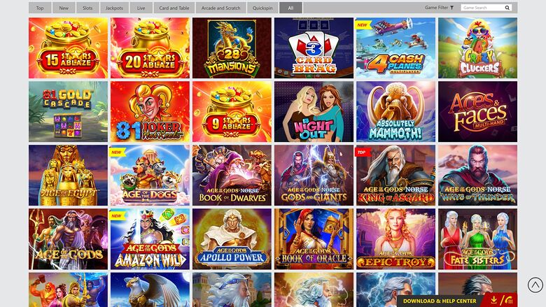 Dafabet Casino Desktop Image Games