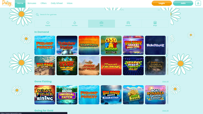Daisy Slots Desktop Games