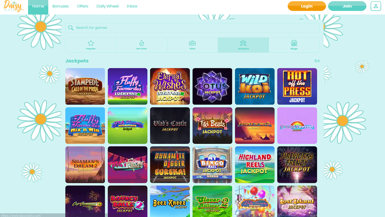 Daisy Slots Desktop Jackpot