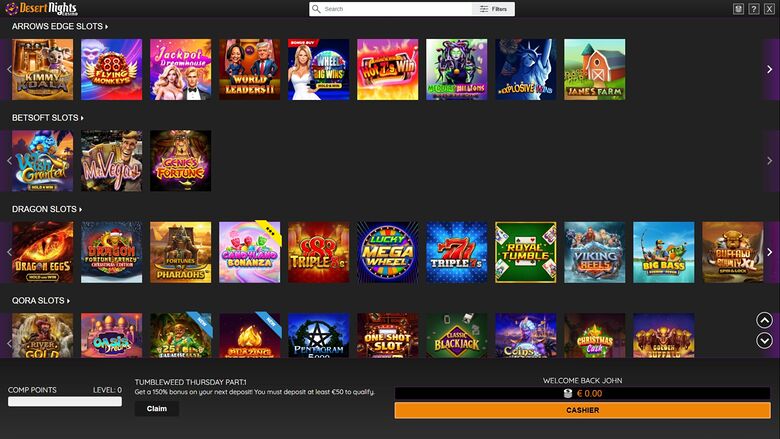 Desert Nights Casino Desktop Game Developers
