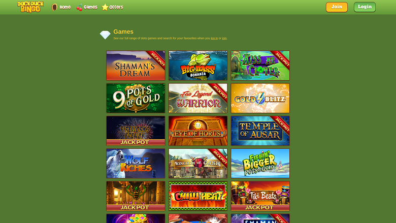 Duck Duck Bingo Desktop Games