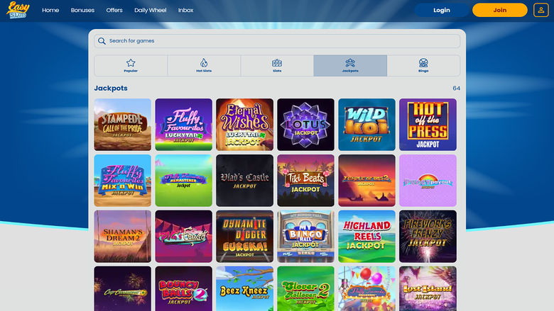 Easy Slots Casino Jackpot Desktop