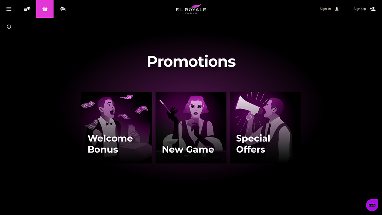 El Royale Casino Desktop Promotions