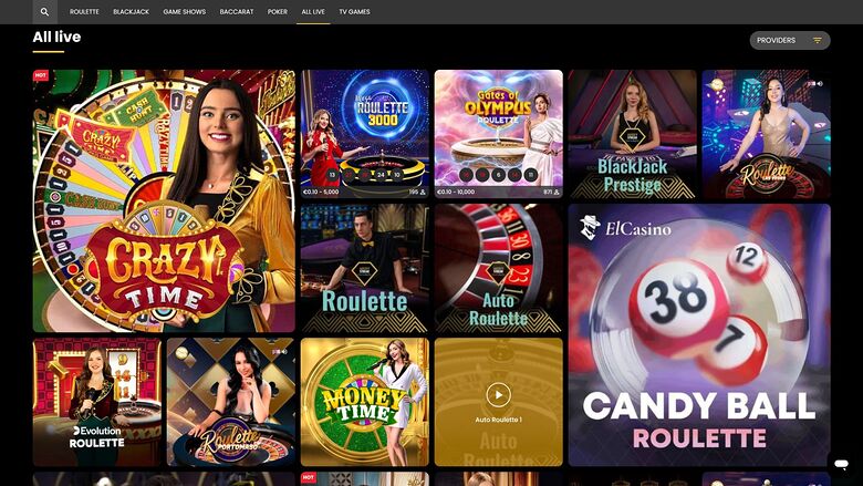 EmirBet Desktop Image Live Dealer