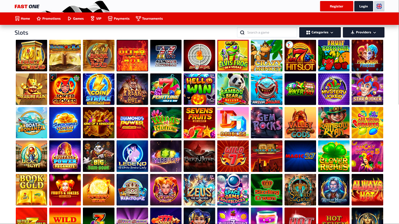 F1 Casino Desktop Games