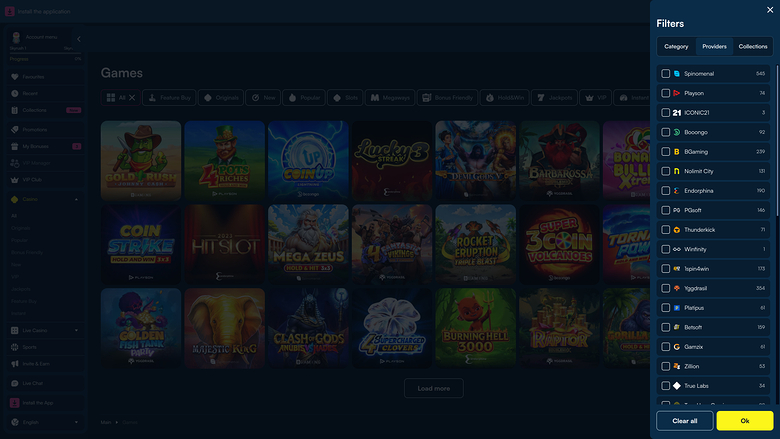 FanoBet Casino Game Developers Desktop