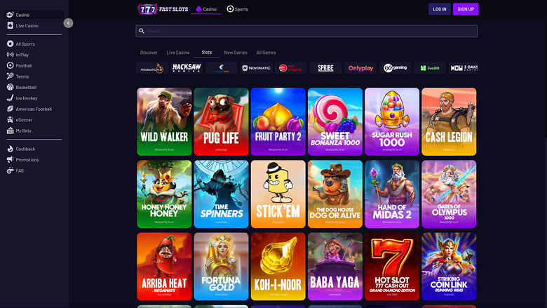 Fast Slots Casino Desktop Games