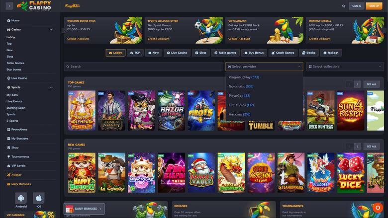 Flappy Casino Desktop Game Developers