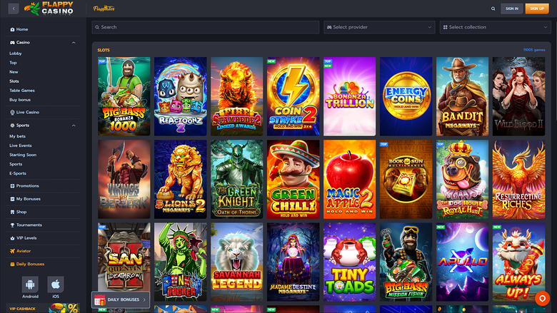 Flappy Casino Desktop Games