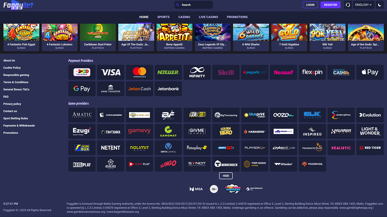 Foggybet Desktop Game Developers