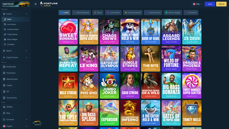 Fortune Jack Casino Desktop Games