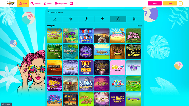 Free Spins Bingo Desktop Jackpot