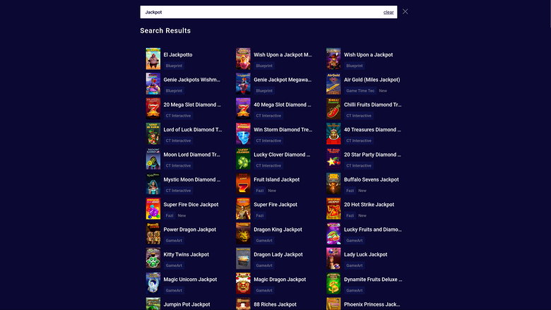 Frumzi Casino Desktop Jackpot