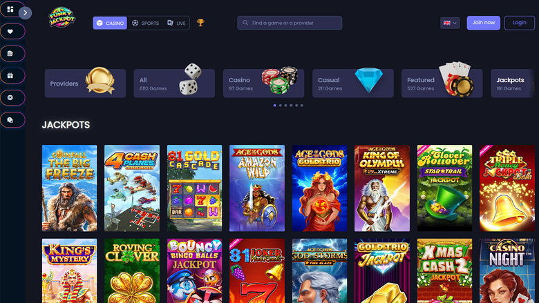 FunkyJackpot Jackpot Desktop