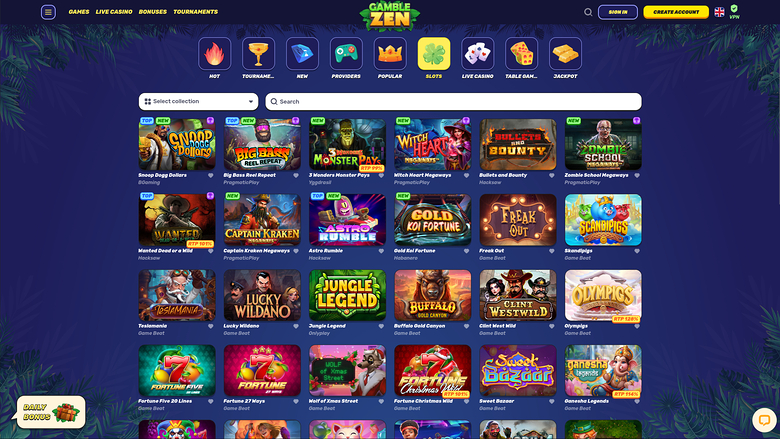 GambleZen Desktop Games