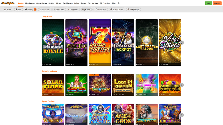Gioco Digitale Casino Desktop Jackpot