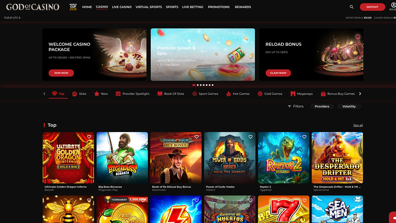 God Of Casino Desktop games